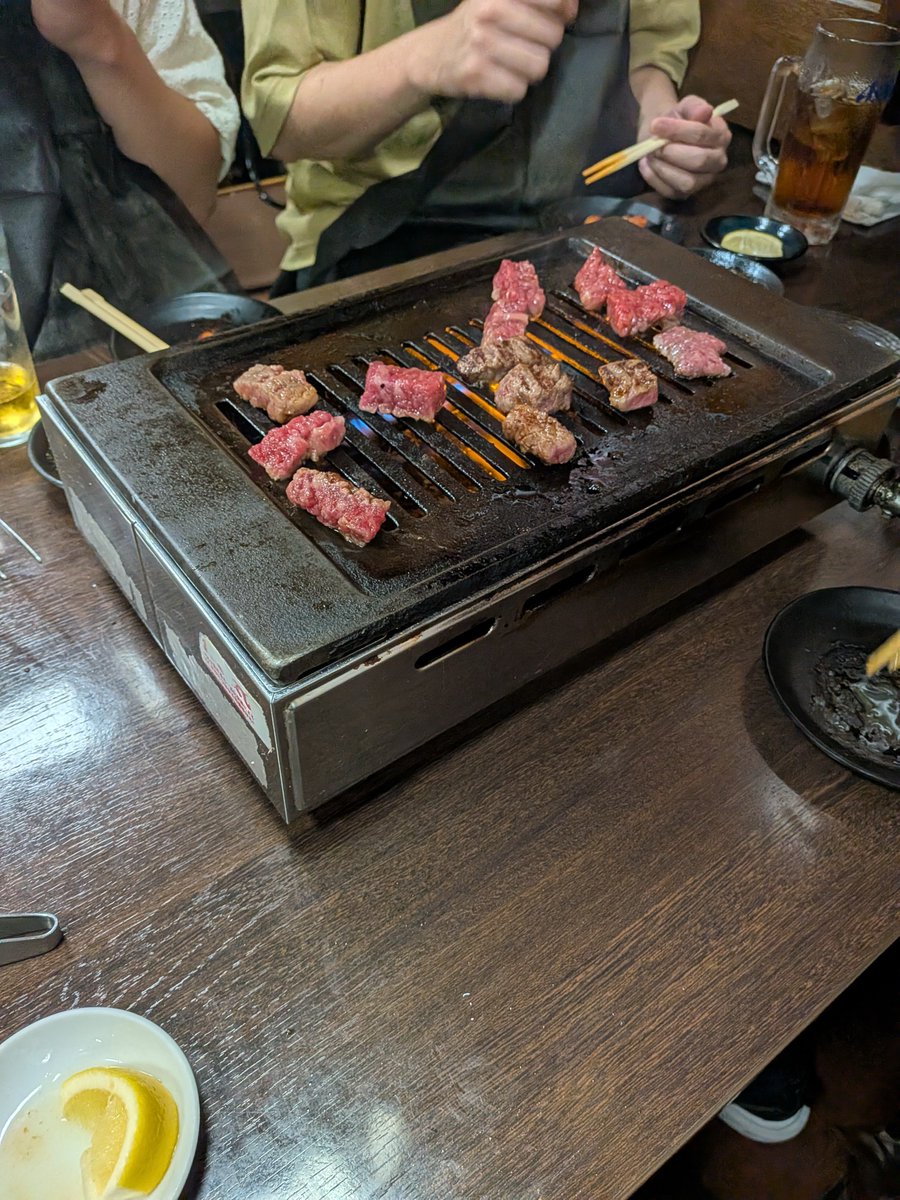 Victory_declare's tweet photo. 久々の焼肉 https://t.co/PJ964TlO3q