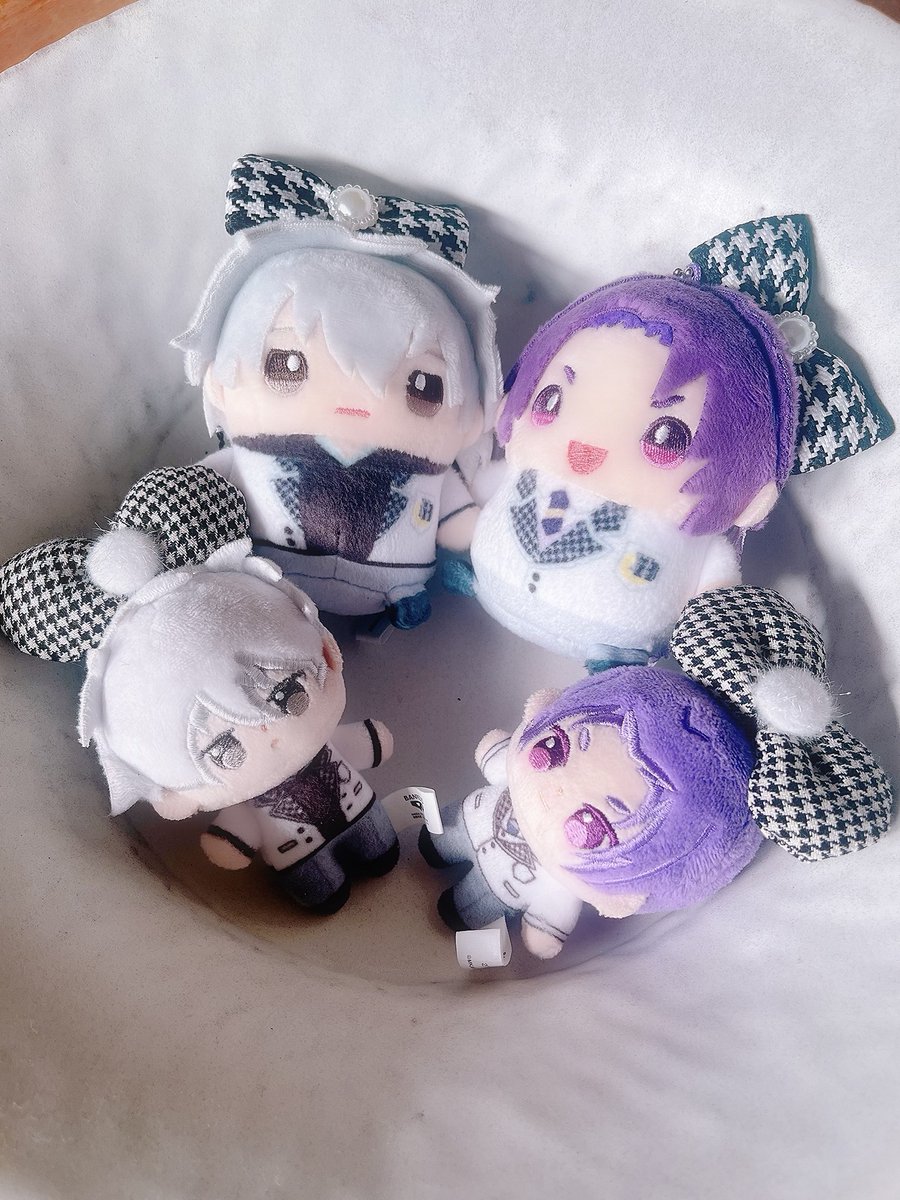 chacoccoo's tweet photo. 🎀🖤💜🎀
ngroぬいちゃんの千鳥格子おリボンはしりこさん( @imo43imo ) より🪡✨️
おニューのまんまるリボンとっても可愛い❣️どのぬいちゃに着けても似合ってて重宝しています🫶素敵な作品ありがとうございます✨️ https://t.co/6HH0yMqkZJ