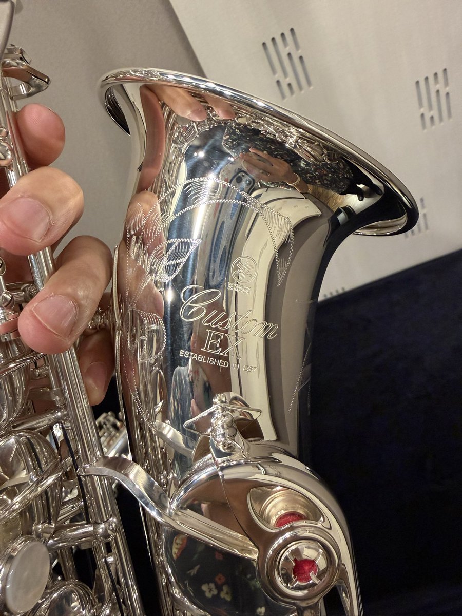 tenpper's tweet photo. 最近の選定や試奏🎷
875EXSというアツい個体…🔥
選定研ぎ澄まされてきました👀 https://t.co/OMzhtelLaJ