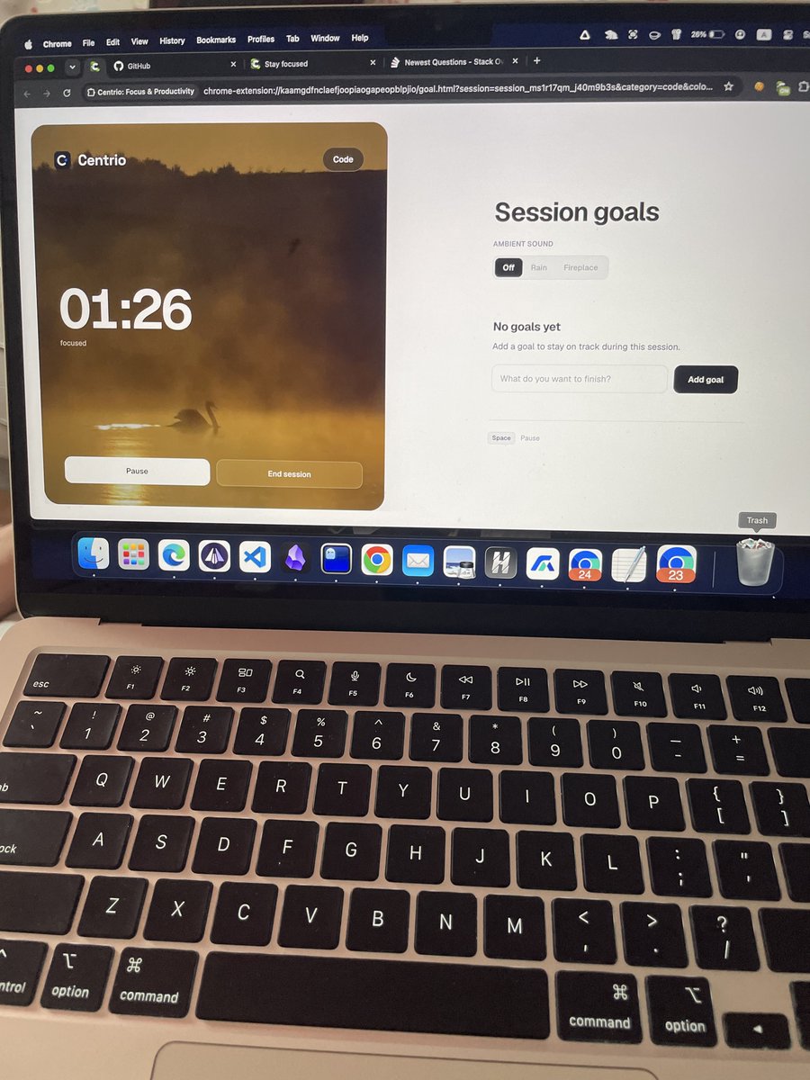 WilsonWizard's tweet photo. Building my productivity chrome extension day 6 https://t.co/I6J4mTATyE