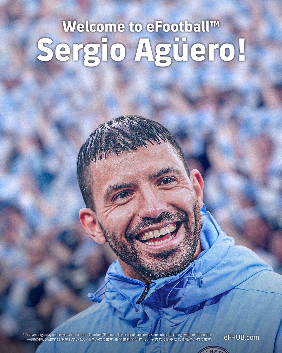 MuniruX_'s tweet photo. RT @eFHUBx: 🚨 𝐎𝐅𝐅𝐈𝐂𝐈𝐀𝐋 : Welcome to eFootball™, @aguerosergiokun ! https://t.co/bLVmkvPOJ4