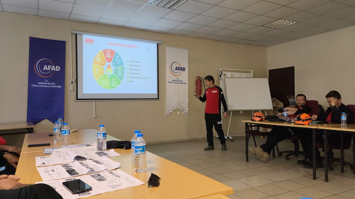 ihhsar14's tweet photo. Gönüllülerimiz Tahir Zorlu ve Halil İbrahim Baykoca, İHH Afet Akademisi tarafından Sakarya'da düzenlenen Kentsel Arama Kurtarma 1. Seviye Eğitmen Eğitimi'ne katıldı.

​Kendilerini tebrik eder, başarılarının devamını dileriz. https://t.co/EZmmg537mm