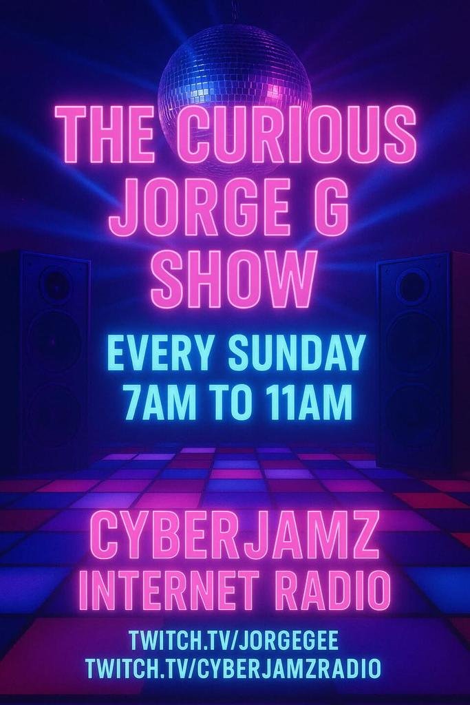 JorgeGNYCMIA's tweet photo. @JorgeG179 NOW ON AIR! 7am-11am est. The Curious JorgeG Show https://t.co/Gm0lNZCBGf #Deephouse #Soulfulhouse #Afrohouse #Garagehouse #Housemusic #Clubmusic #Techhouse #Techno #Indie #NuDisco #Disco #Funky #Dance #mashups #Dj #MiamiMusic2026 https://t.co/LNTbu368Ps