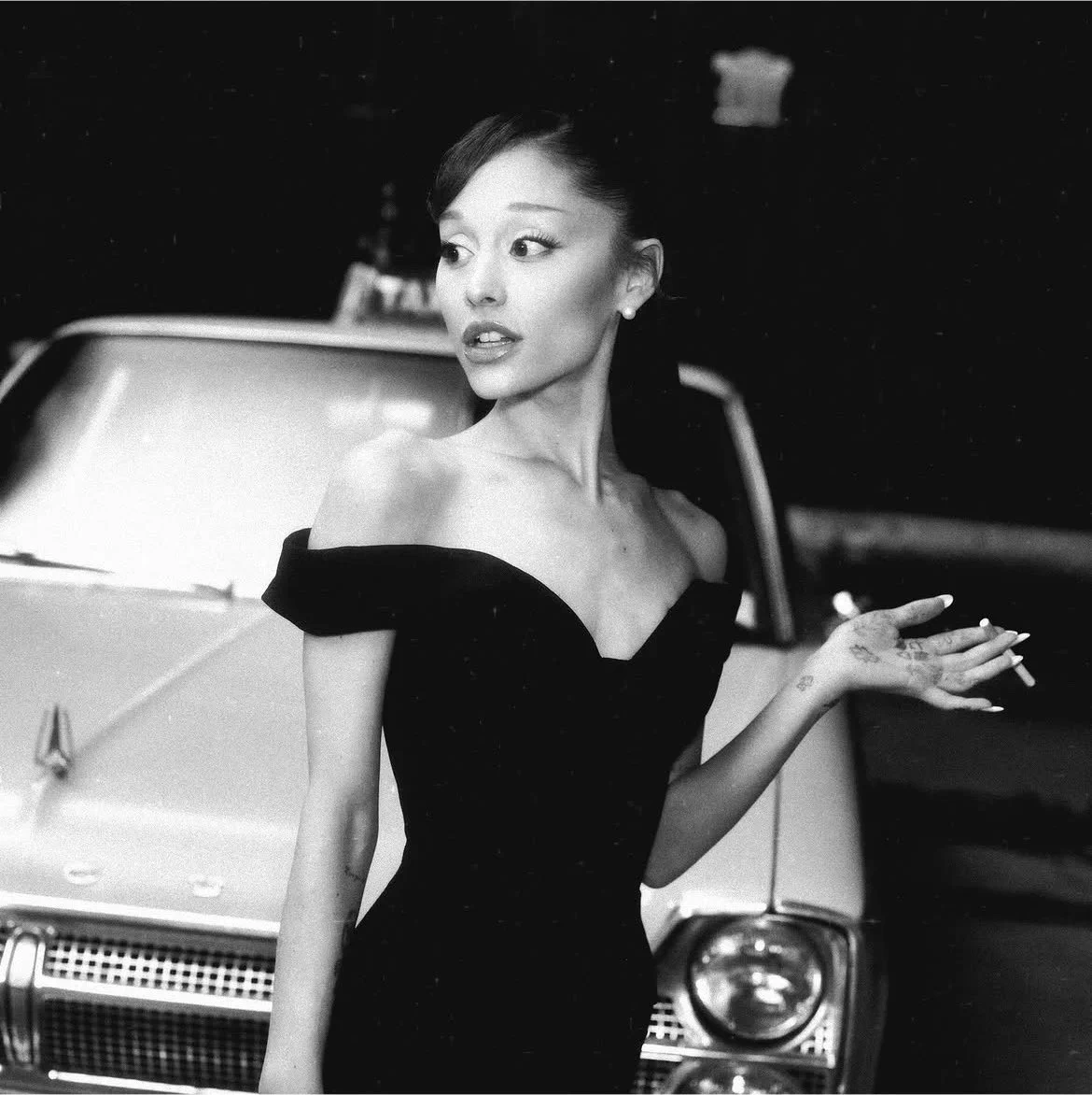 ariana grande black dress music video Stats ꕤ on X: 