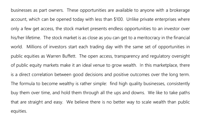 themattharbaugh's tweet photo. Dev Kantesaria on why investing in high-quality businesses is the greatest wealth building strategy

"The formula to become wealthy is rather simple: find high quality businesses, consistently buy them over time, and hold them through all the ups and downs." https://t.co/5BsuGPuwOE