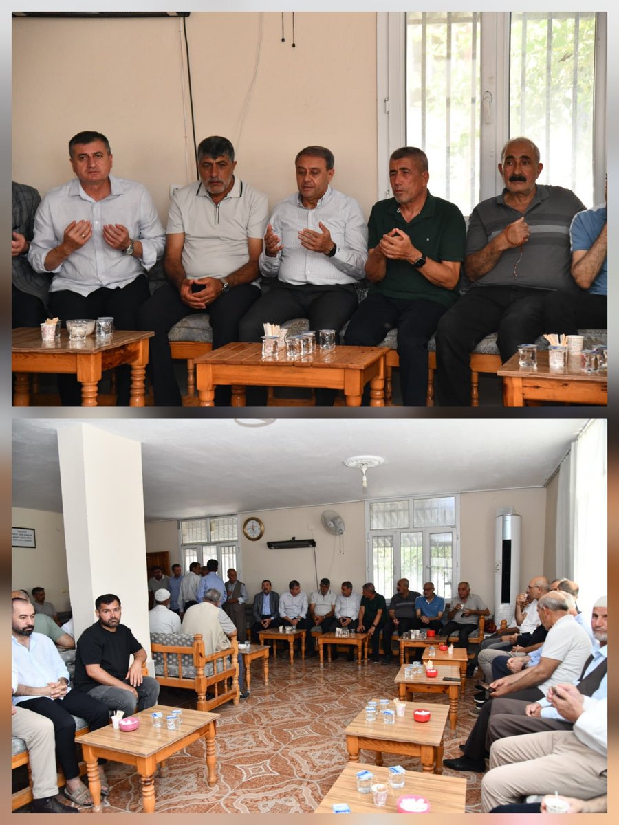 UrfaValiligi's tweet photo. Vali @hasansildak, 
Balıkesir Cumhuriyet Başsavcısı Abdülkadir Akın’ın vefat eden yeğeni İbrahim Bedlek'in Hilvan'daki taziyesine katılarak ailesi ve yakınlarına başsağlığı diledi. https://t.co/0Zi4Wadnrv