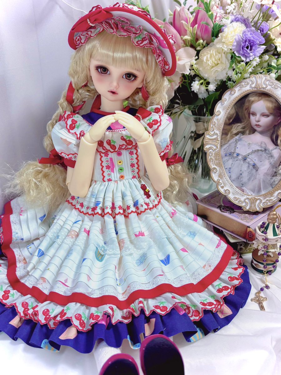 gomashio40's tweet photo. ドルパワンオフのナナちゃんとご縁をいただきました❤️🎀
夜だしお家撮りであまり画質良くないのですが、可愛くて仕方ないので取り急ぎ…☺️
インスタお披露目からずっと焦がれていたので、我が家を選んでもらえて本当に嬉しいです✨ https://t.co/uh3S6sqRSD
