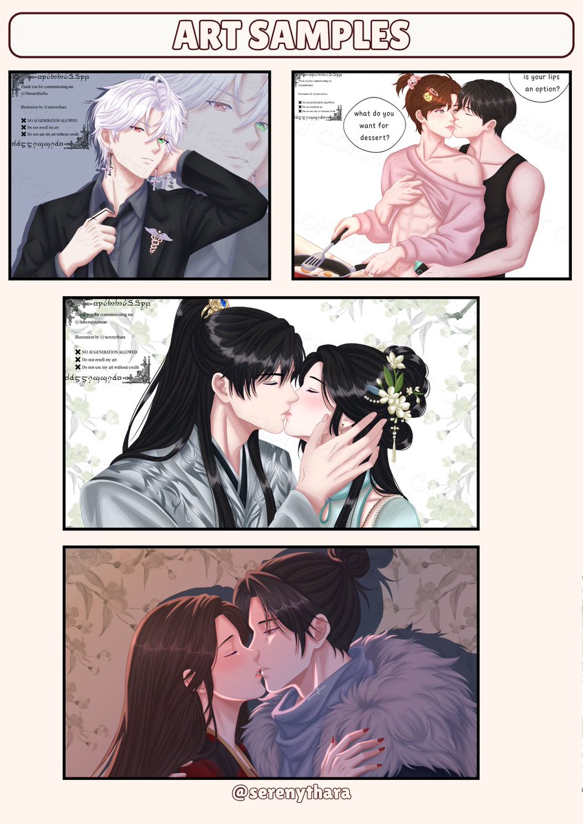 serenythara's tweet photo. [OPEN COMMISSION LOCAL &amp; GLOBAL]

My commission slots are officially open again!!! Feel free to take a look at my styles and prices first ⬇️⬇️

Hit my DM if you're interested

❤️&amp;🔁 are much appreciated!!

#commissionopen #commissionart #zonauang #zonajajan #artidn https://t.co/zEJWUsyDlP