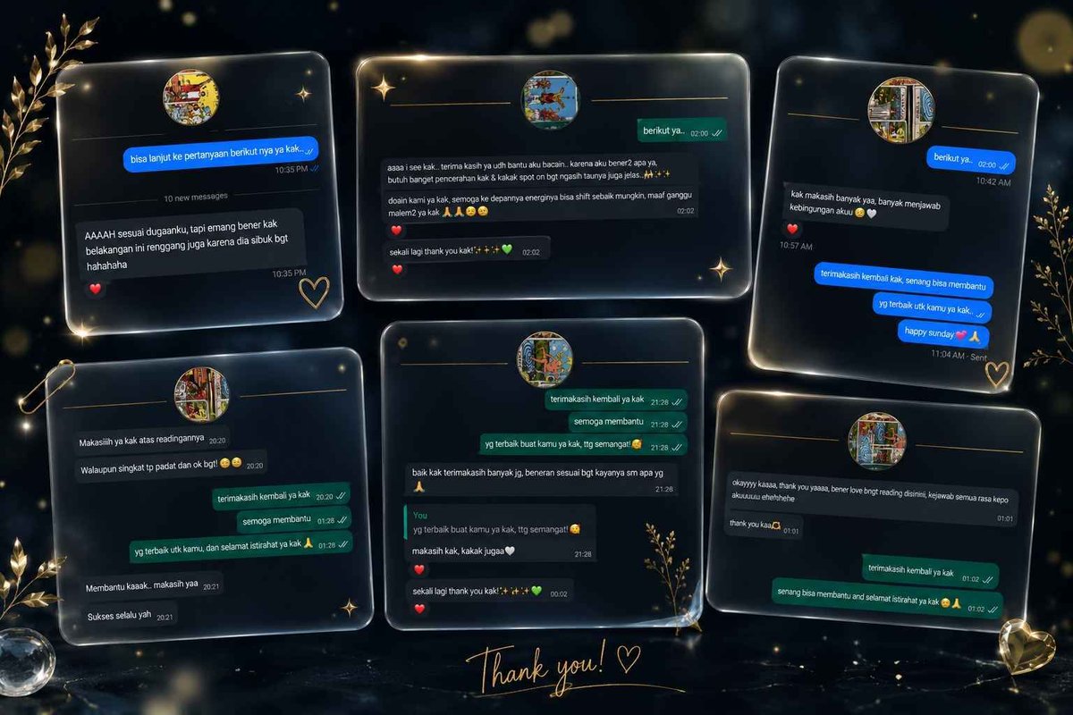Alexis_990's tweet photo. Hai guys, jasa tarotnya open ya  🤩
Start from 15k dan pastinya no AI 🥰
Testi ada di bio
#zonauang #bacatarot #zonajajan https://t.co/KEb7z8IMCf