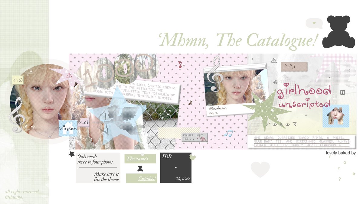 LiLiBUNNO's tweet photo. knock-knock, kitten? 
pick-up-mi.  ꒰ྀི⸝⸝ɞ̴̶̷ ·̫ ‹⸝⸝꒱  / #bealanja

ready stock layout karina &amp; winter aespa, haerin &amp; minji njz. avail payment through qris, boleh langsung chat tele aku saja, https://t.co/khUAXATxGO. she’s waiting for her new mama. ❤︎ https://t.co/9ctn3QypjN