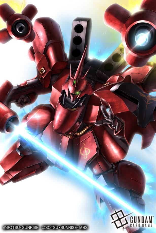 SOEZY_ii's tweet photo. 💫お仕事告知①
7/25より発売中のガンダムカードゲーム『Freedom Ascension［GD05］』に収録のLR++版νガンダム、サザビーを描かせていただきました。
こちら2点のキャラはmaloさん(@ mlpmpmp)に担当していただいています。

よろしくお願いします！
#ガンダムカード https://t.co/zpgUgku3iY