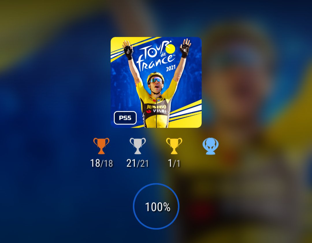 PixelsPlatinums's tweet photo. #56 - Tour de France 2021
Tour de France 2021 (PLATINUM)

I played this as a chilled out filler plat whilst deciding on what to play next. The plat was easy, but the game was so unbelievably boring 🥱 

Earned on 22/12/2022 #PlayStationTrophy #TrophyHunters https://t.co/UcIJxpwM8f