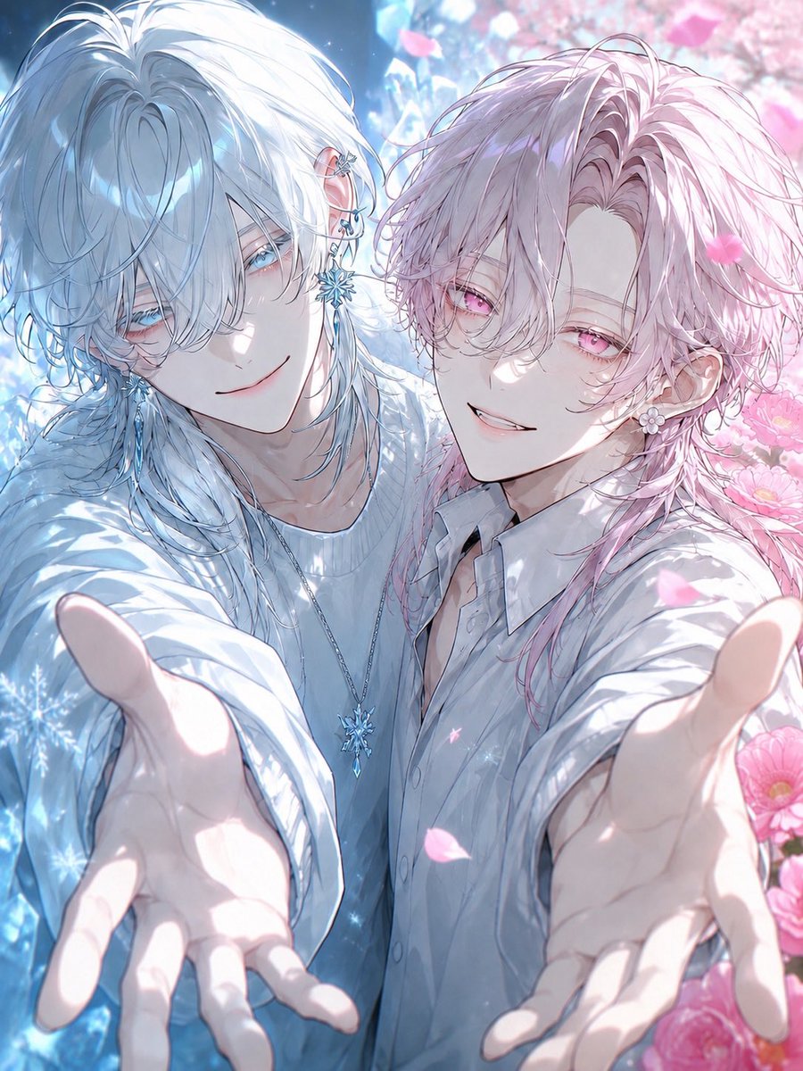 namonamon_'s tweet photo. ❄️と🌸可愛い https://t.co/XWNDDgK7Qz