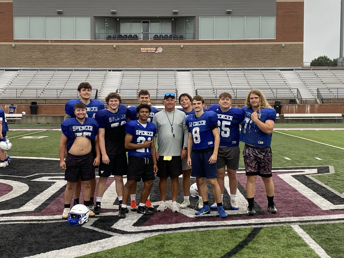 coach_marksbury's tweet photo. That’s a wrap camp 2026.   Thanks to @CvilleTigersFB for the hospitality.   Great group of seniors leading us this year.  @SCHSBear https://t.co/iQWJwXdTrB