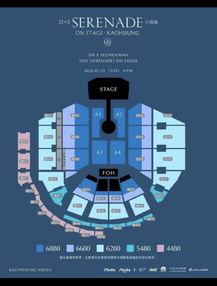 MoonTicket5t's tweet photo. Wts 
DxS [SERENADE] ON STAGE – KAOHSIUNG 
7.25-26

Tickets 
🎫🎫Zone 6880 
A2 &amp; A4

PR Tickets 

onsite assistance venue 
International ok📩
WTB lfs
#ON_STAGE_KAOHSIUNG #DxS #도겸X승관 #소야곡 #SERENADE #SEVENTEEN #도겸 #승관 #케이팝 https://t.co/aiz9zsfExC