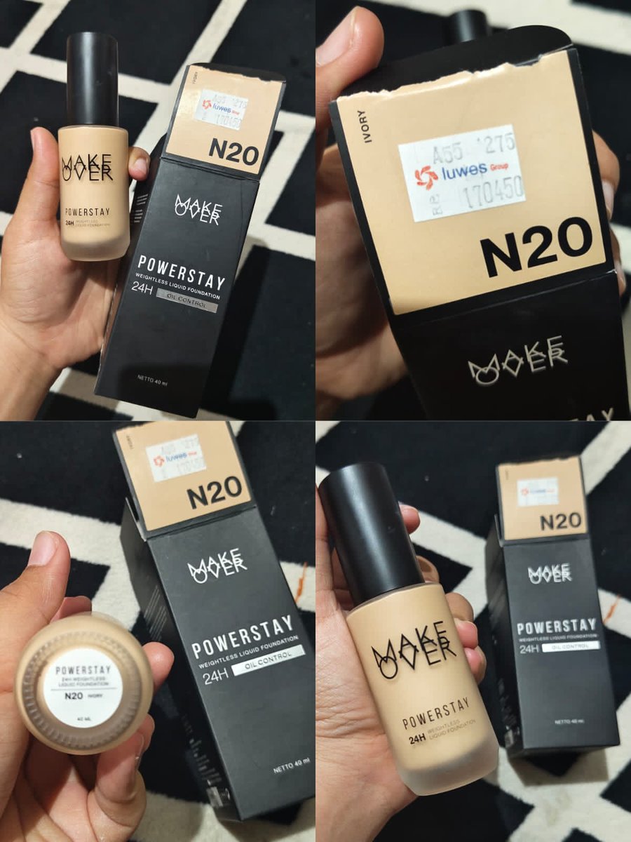 nmdnadd's tweet photo. Preloved
 MAKE OVER POWERSTAY LIQUID FOUNDATION (ringan poll hasil matte cocok buat kulit berminyak) 

Baru dipake 3x guys dijual krn kurang cocok shadenya 
Harga normal 170k dijual 145k negoo 🙌🏻

#zonauangㅤ #preloved https://t.co/AYtdQ2UZTd