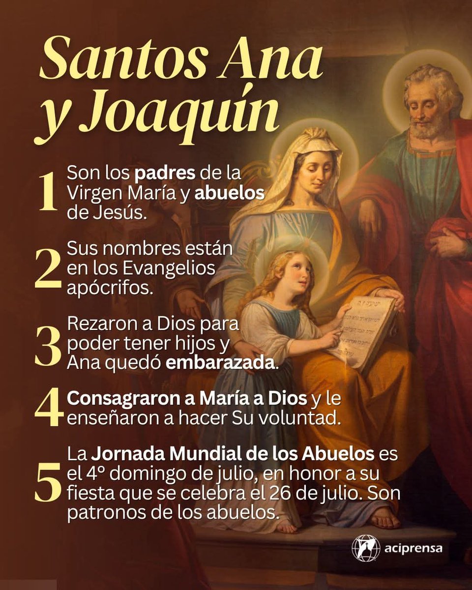 carvajalibelli's tweet photo. 26 de Julio: Día de los abuelos. Y Jornada de oración por ellos y por todas las personas mayores. Gratitud. Respeto. Ayudarlos. No dejarlos sólos https://t.co/7YL38fSRdO