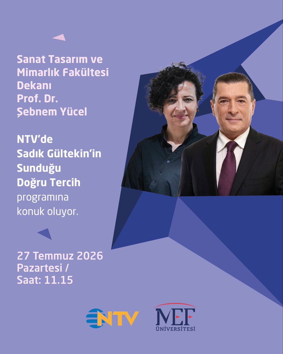 MEF Üniversitesi tweet media