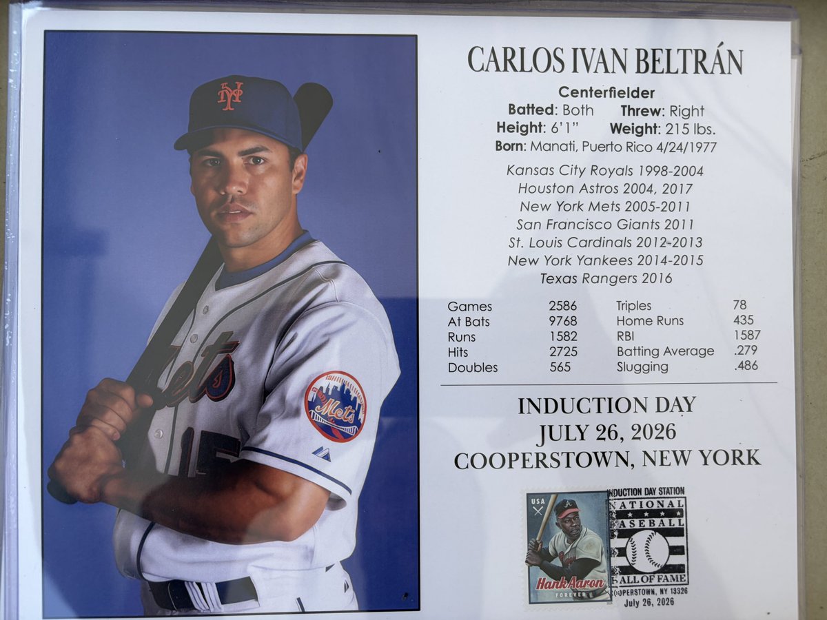 1974BBN's tweet photo. 2026 postmarked Induction Cards now available for online ordering. $7.95 each
baseballnostalgia@gmail.com https://t.co/phKSASwIh2