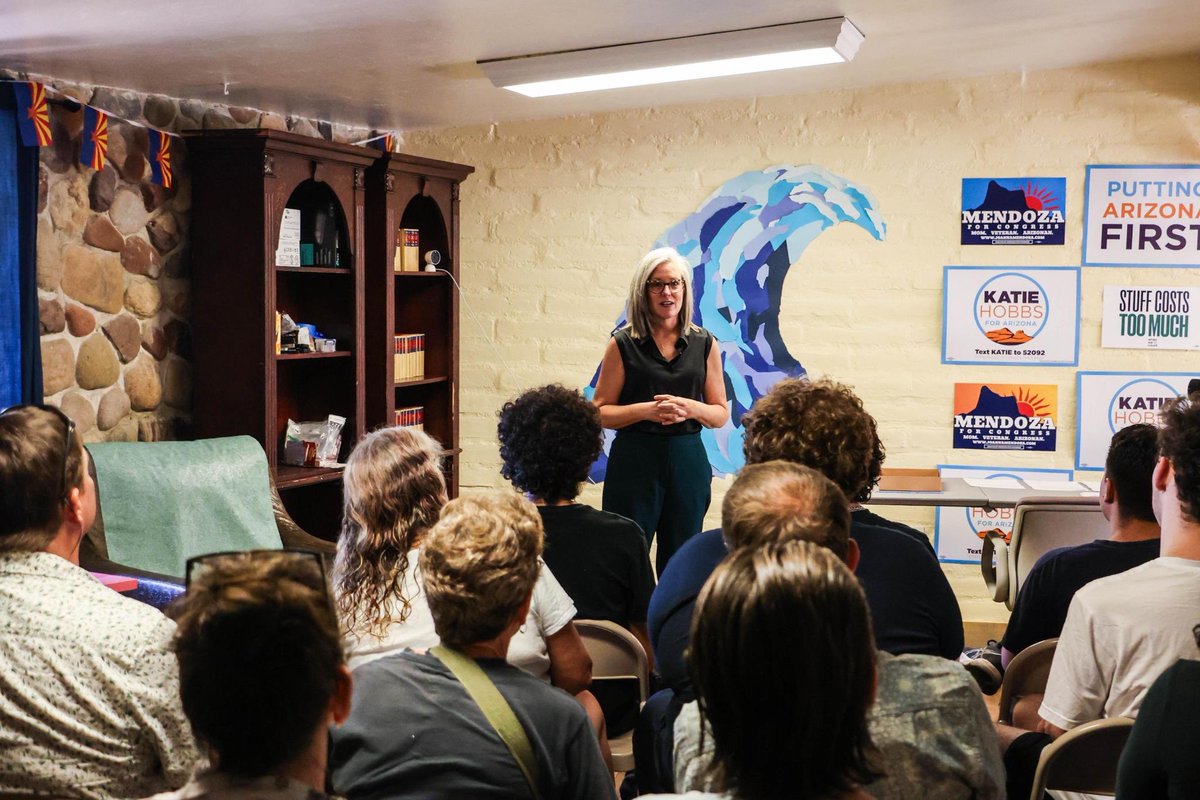 katiehobbs's tweet photo. With only 100 days left, every door knocked brings us one step closer to victory in November.

Tucson is ready to win! https://t.co/qx1g67T6az