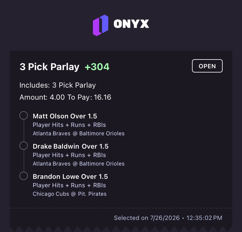 GsSpotzz's tweet photo. 👀 let’s see if we can go 3/3. Have a pitcher lotto in play and home run play too. Won’t be posting lottos. Want to focus on my main reads. https://t.co/c90OGPveSn