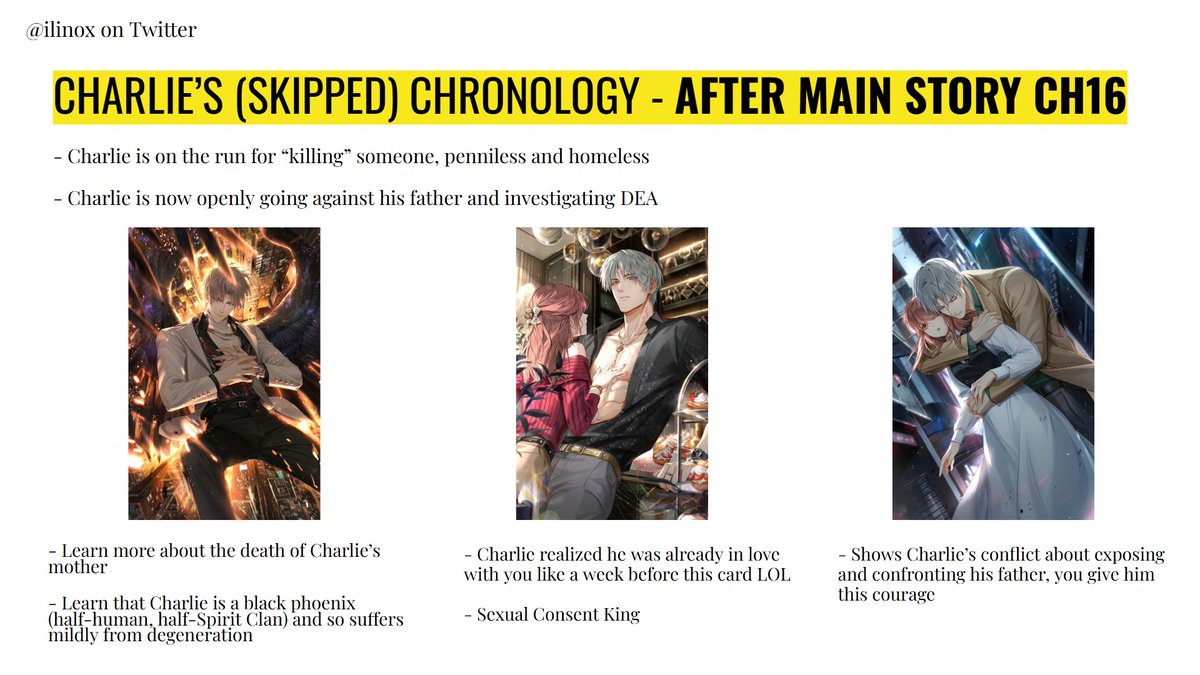 Ilinox's tweet photo. this is truly the worst case scenario because even round the clock would have been better lol what do you mean a multi banner with established relationships being 6 months old

⬇️ ALL THE CHARACTER AND RELATIONSHIP DEVELOPMENT MISSING FROM MS + CARDS + ENCOUNTERS https://t.co/Yd8nqHDUYU