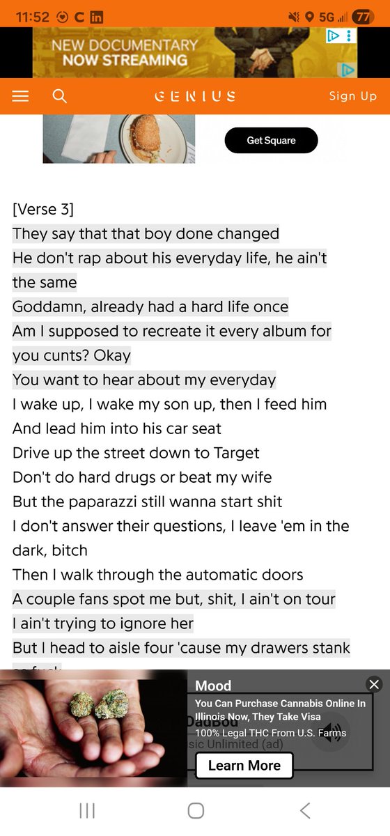 xengabenga's tweet photo. @3AMxdd @jogssy @angelslovemeh @inmypoloshirt Here's what i mean by whining I like this song btw the beat and the flows are tight but you see what he's talking about? His energy is more "f the rap game f the haters etc" where as his old stuff was more narrative driven like a Kendrick or a J cole instead it became more bitter https://t.co/ds53sx8H2D