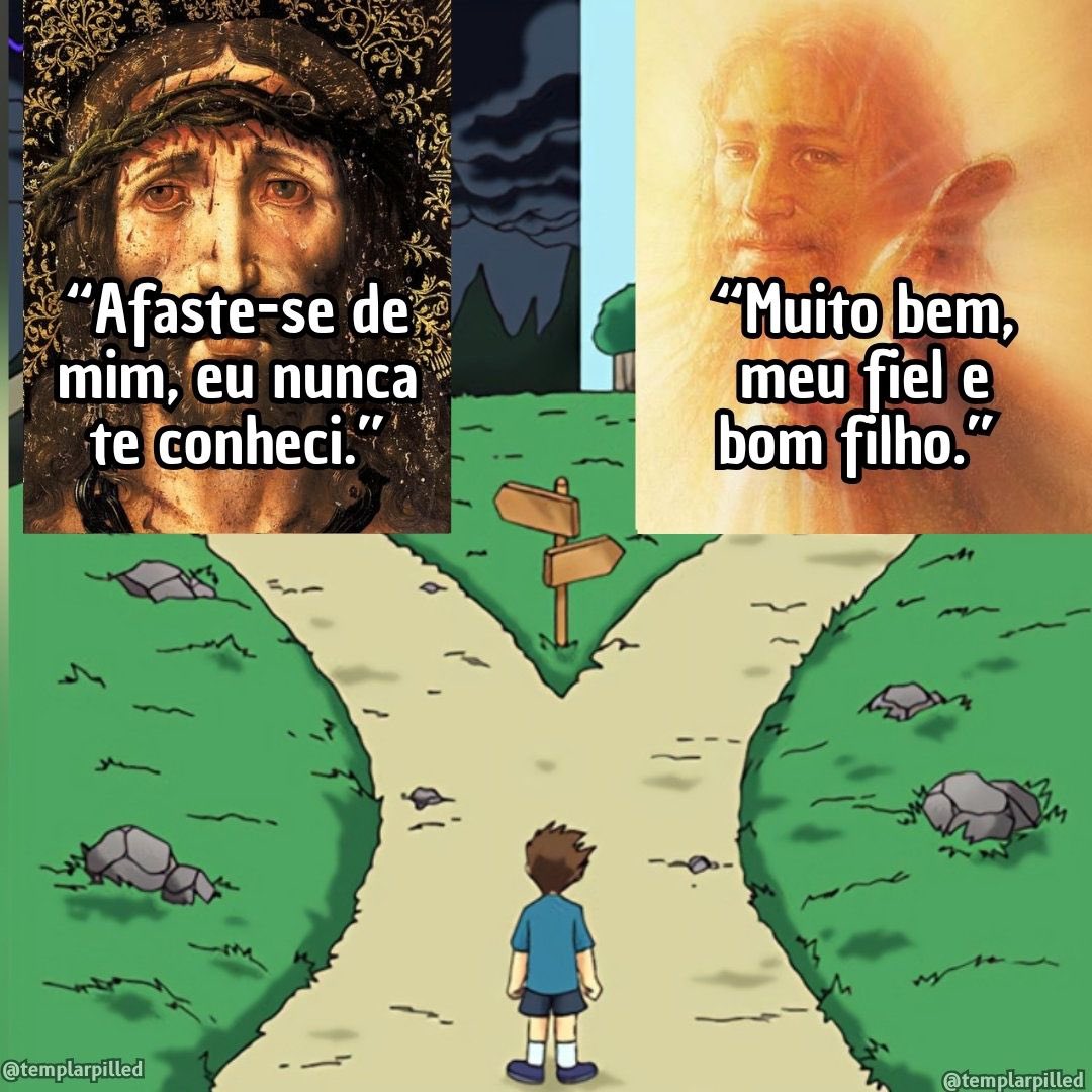abracetradicao's tweet photo. Qual caminho homem moderno https://t.co/v27fKaTrxi