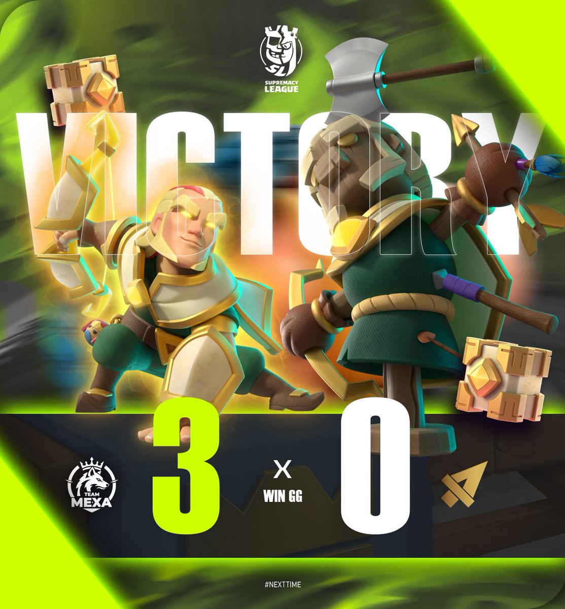 Team_Mexa_MX's tweet photo. Se trajeron la victoria a casa nuestros guerreros en la @CR_Supremacy Lightning 3 con un resultado de 3-0 @TDelta_CR _

🔥Team Mexa 3-0 Team Delta 

Mvp @TaquitoNuclear &amp; @Barrantes__ 

#GoTeamMexa #SMCYL32026 https://t.co/5eKX87EbSd