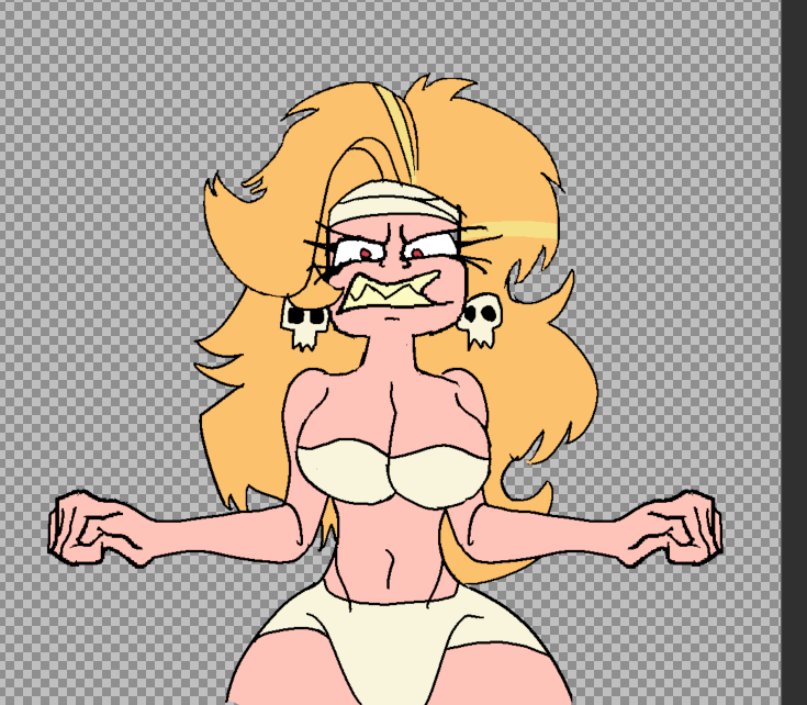 calzcrom's tweet photo. restrained martha from helluva boss. she is pissed she doesnt want to be assaulted. but you can make her enjoy it. (when i add this into the game) https://t.co/vWrTQU63m6
