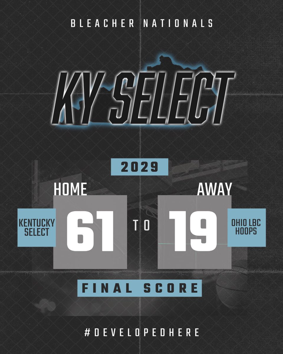KySelectAAU's tweet photo. 15U Kentucky Select Boys advance to the Finals with a 61-19 win over Ohio LBC Hoops! #BleacherNationals 

@beckamkai2029 18 points
Joe Latin 15 points
@rylenbaker3 11 points
@cooper_overton_ 11 points
@drew2mckinley 4 points
@CSchillingbu 2 points https://t.co/0v3St2STze