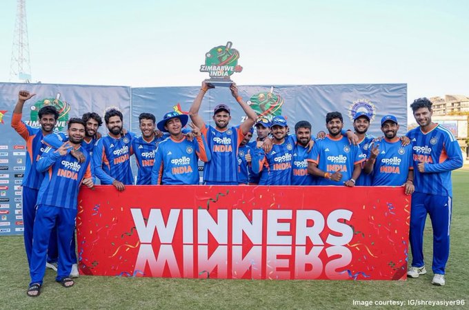 Blue reigns supreme.🏆🇮🇳