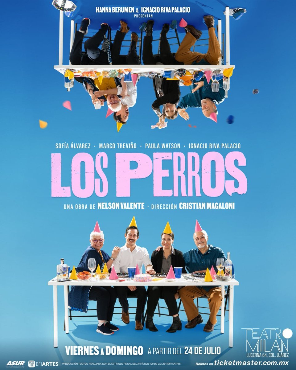 venalteatroMX's tweet photo. Tenemos 2 pases dobles para que asistan HOY 6pm al reestreno de "Los Perros" en el Teatro Milán 🎭

Únicamente:

🌟Nombre completo
🌟 Captura de Pantalla de que comentaste alguno de nuestros videos en YouTube con la razón por la que quieres asistir 👇🏾

https://t.co/hAWLqcV0Uk https://t.co/G4QgbD6s7F