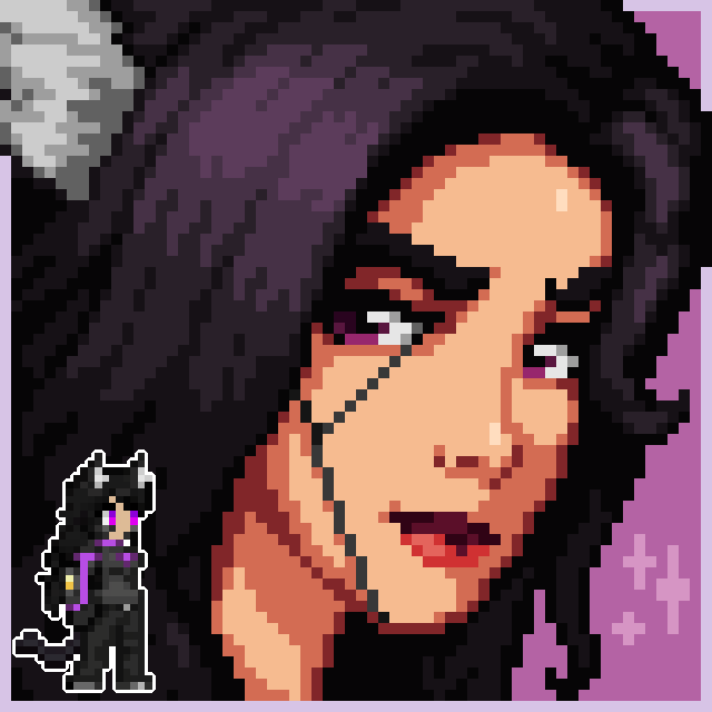 Degranon's tweet photo. "Where flowers bloom, so does hope."
— Lady Bird Johnson

#starbound #pixelart #portrait https://t.co/V8isukgD6J