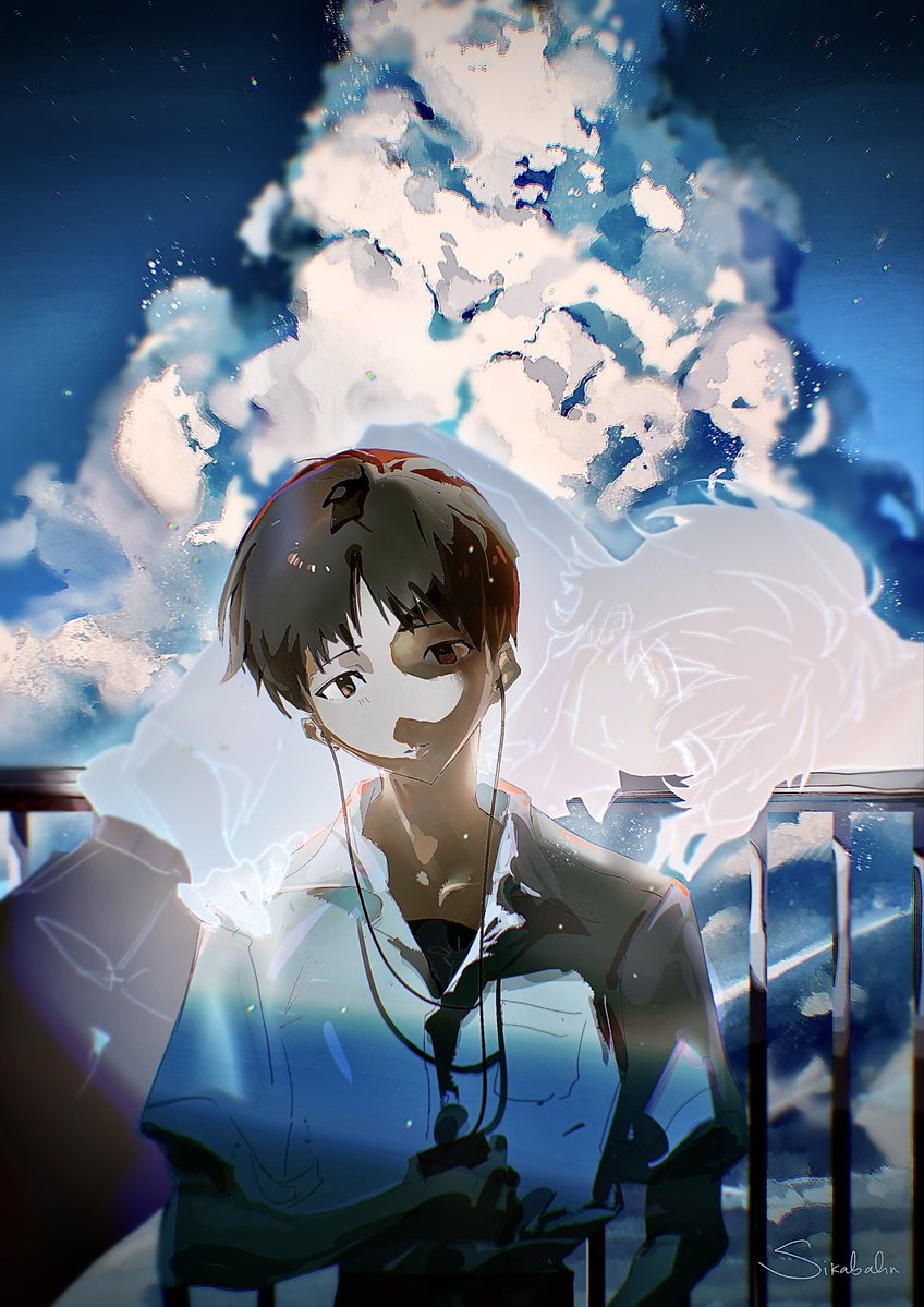 sikabahn's tweet photo. Kaworu / Shinji #evangelion https://t.co/gKXeGv0Kwx
