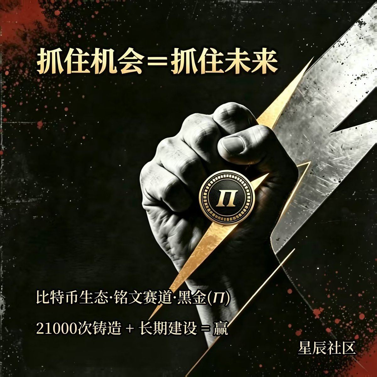 SijueQ26060's tweet photo. Bitcoin's trillion-dollar narrative has begun. Inscription·BlackGold(𝜫) is built on the Bitcoin chain, long-term building, verifiable.
比特币万亿叙事已开启。铭文·黑金(𝜫)建在比特币链上，长期建设，经得起验证。
#BlackGold(𝜫) #Inscriptions #BRC20 #StarCommunity https://t.co/7G9RFgi7GC