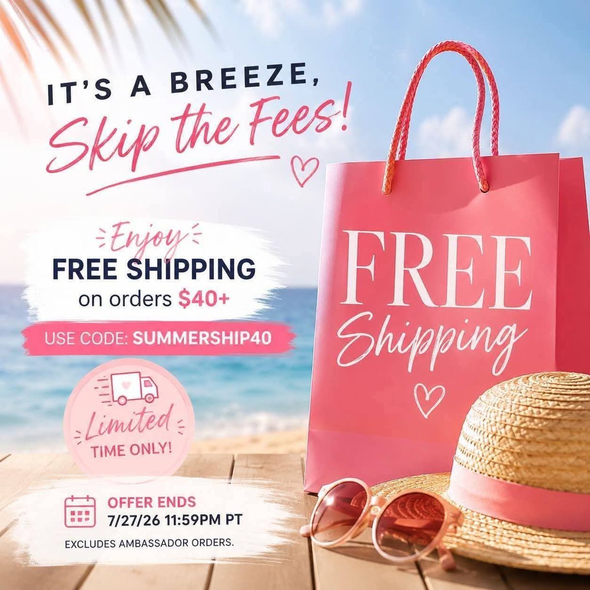 SaraFoxHart's tweet photo. FREE Shipping with a $40+ Direct Delivery order with code SUMMERSHIP40 at checkout, use link below. Offer valid thru 7/27/26 https://t.co/iqN8768FuH
