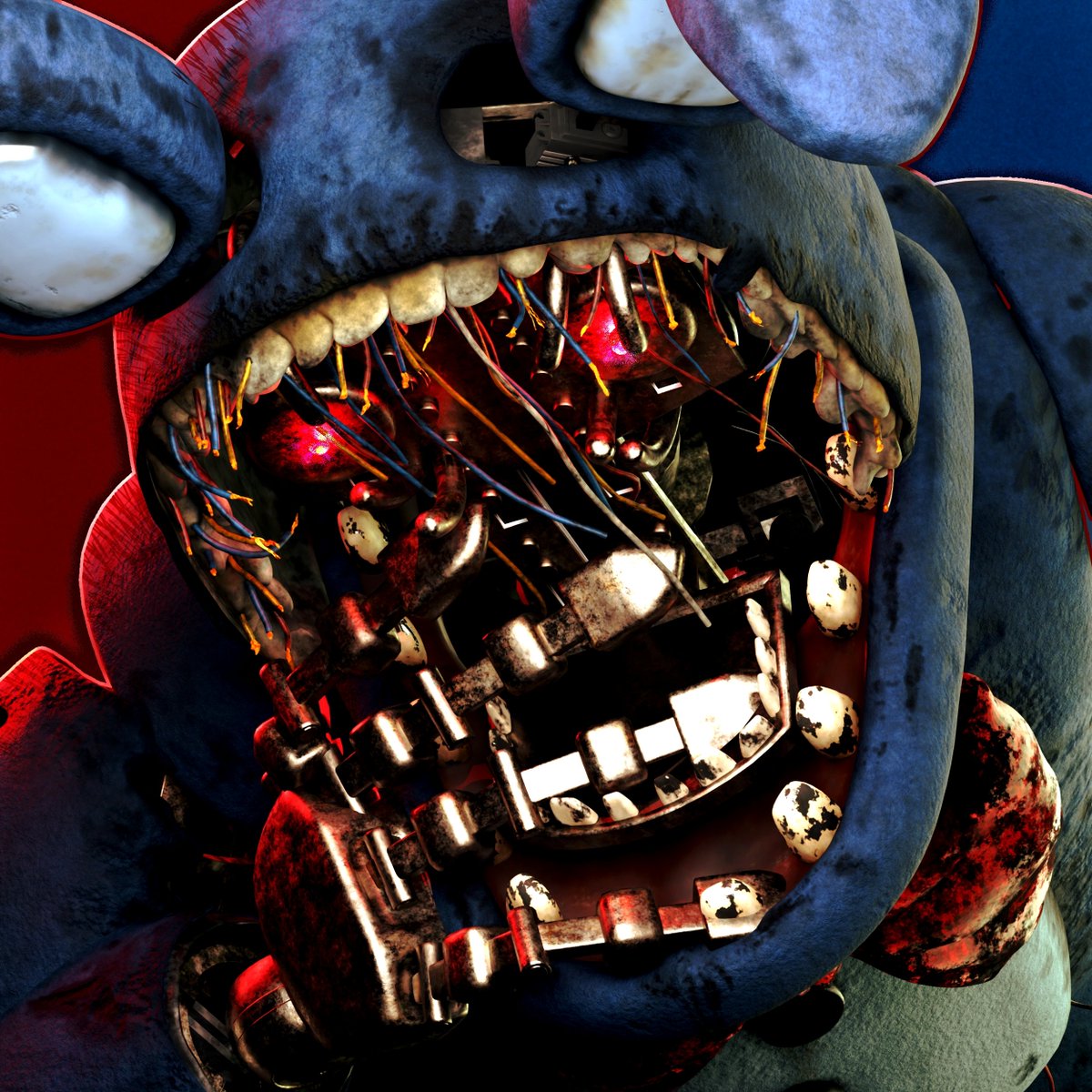 Alogeno123's tweet photo. And his FACE?

#blender #fnaf #bonnie #fnaf2 #witheredBonnie #blenderfnaf https://t.co/hn4JI4Etjg