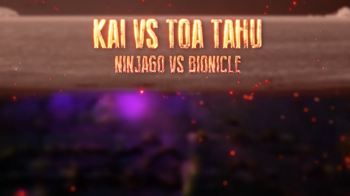 Man0fActi0n's tweet photo. The next Death Battle will be Kai VS Toa Tahu (Ninjago VS Bionicle)

It should premiere on August 23rd https://t.co/78ZktCN8A4
