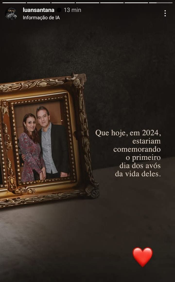 fc_seuabracols's tweet photo. Hoje, 26 de julho de 2026, Dia dos Avós, faz 2 anos que o Luan compartilhou nos stories que o senhor Amarildo e a dona Mari seriam avós pela primeira vez. Hoje, eles têm a alegria de ser os avós da pequena Serena. ❤️👶

@luansantana @ajademagalhaes https://t.co/LXHANvU1CI