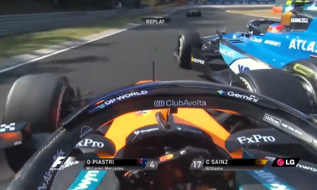 MrRSaotome's tweet photo. @FanaticsFerrari If I had a coin for every time Oscar and Sainz clashed while Norris got his first win of the season, I'd have two coins. Which isn't a lot, but it's weird that it happened twice. https://t.co/wchkVkCZah