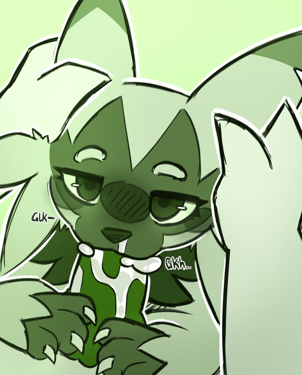 RuiOnRollers's tweet photo. Axel makes sure to that this flower cat grows big and strong! What else to do but making sure they get all the *nut*rients they need? For a fire type, this Typhlosion sure is being very helpful to a floragato...

Attack @/mickeyleo done back in April for the NSFW BR! https://t.co/AYIIVwzPxC