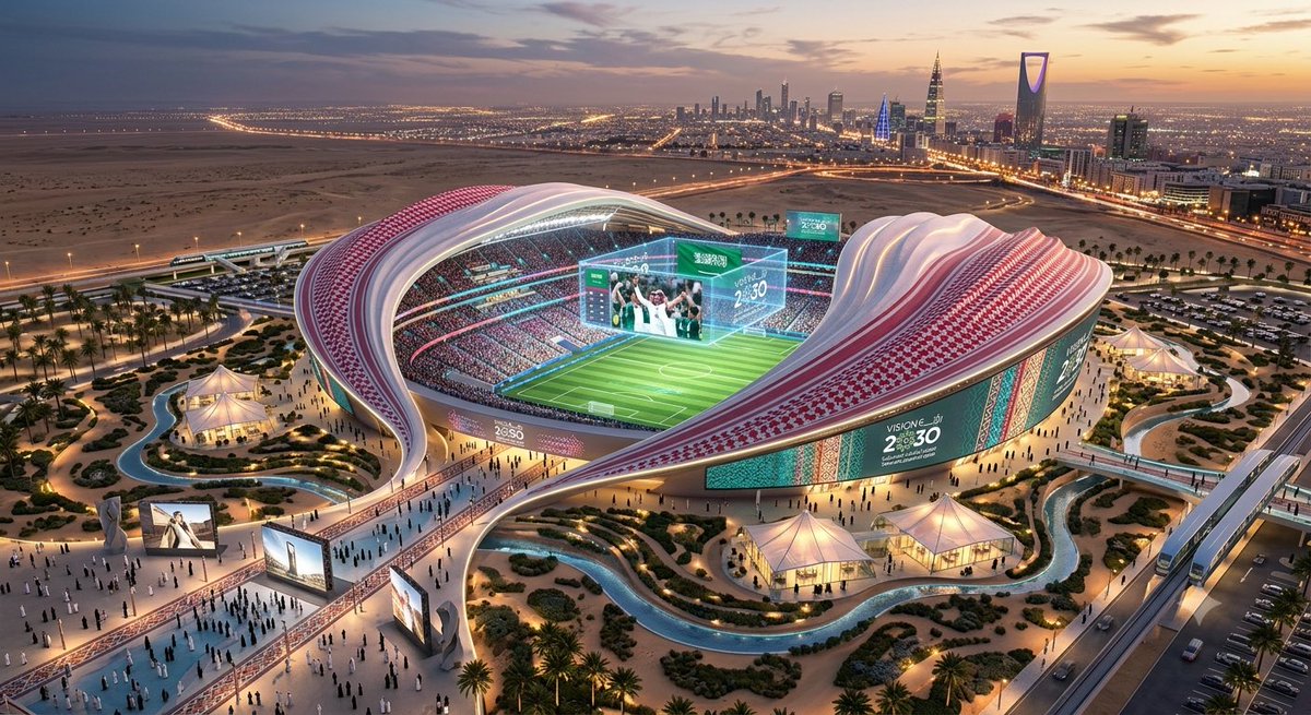 FaisalPoet1's tweet photo. @majed_almhl عدة ملاعب بتصاميم مختلفه اتمنى من وزارة الرياضه الاخذ بمثل هالافكار بصراحة اشوف انها تناسب رؤية المملكه 2030 وتناسب ايضا توجهنا لإستضافة كأس العالم 2034 🇸🇦🤍 https://t.co/IHEPoO8Stq