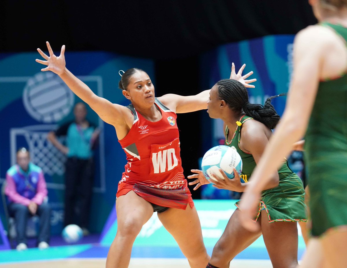 Netball_SA's tweet photo. .@OfficialTeamRSA sets a new Commonwealth record with a win over Tonga 🇿🇦🇹🇴

👉 https://t.co/d3PFEjFEiX

#TeamSA #ForMyCountry #Glasgow2026

📸 @WorldNetball_ / @mai_spe7 https://t.co/VyVFbvDWwy