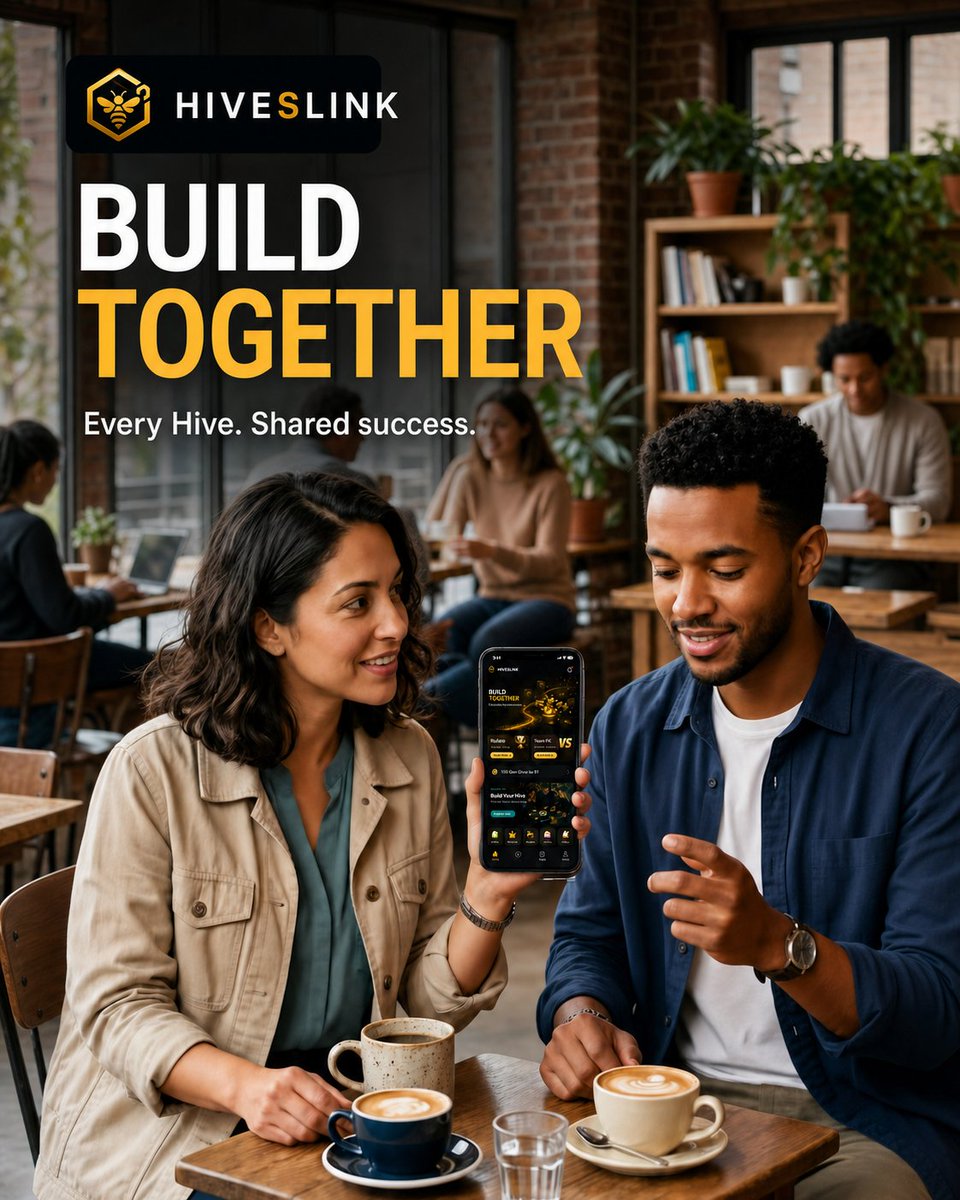 HIVESLINK's tweet photo. Progress can start with one conversation.

Two people. One idea. A shared opportunity to build something meaningful.

We’re building HIVESLINK as a connected space for tasks, collaboration, and community.

Build together. Shared success.

#HIVESLINK #BuildTogether https://t.co/7tb466N48D