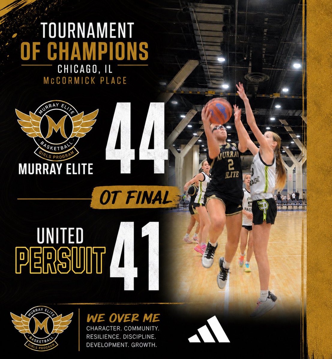 murrayelitegals's tweet photo. Some scores from Chicago! Great job girls! 🏀 #WeOverMe #TheStandardStartsHere #Adidas https://t.co/6i4Otsy7ZV