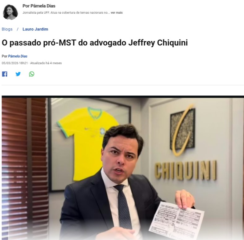 sandingbox's tweet photo. @JeffreyChiquini Não ter concluído uma graduação não é nenhum demérito.

Veja você por exemplo, se formou na uniesquina pra defender o MST. 

Acho que diferença é gritante quando comparamos ele e a Missão, ao bolsonarismo... Com todos esses "graduados" foram incompetentes de montar um partido. https://t.co/scpS2eMUtb