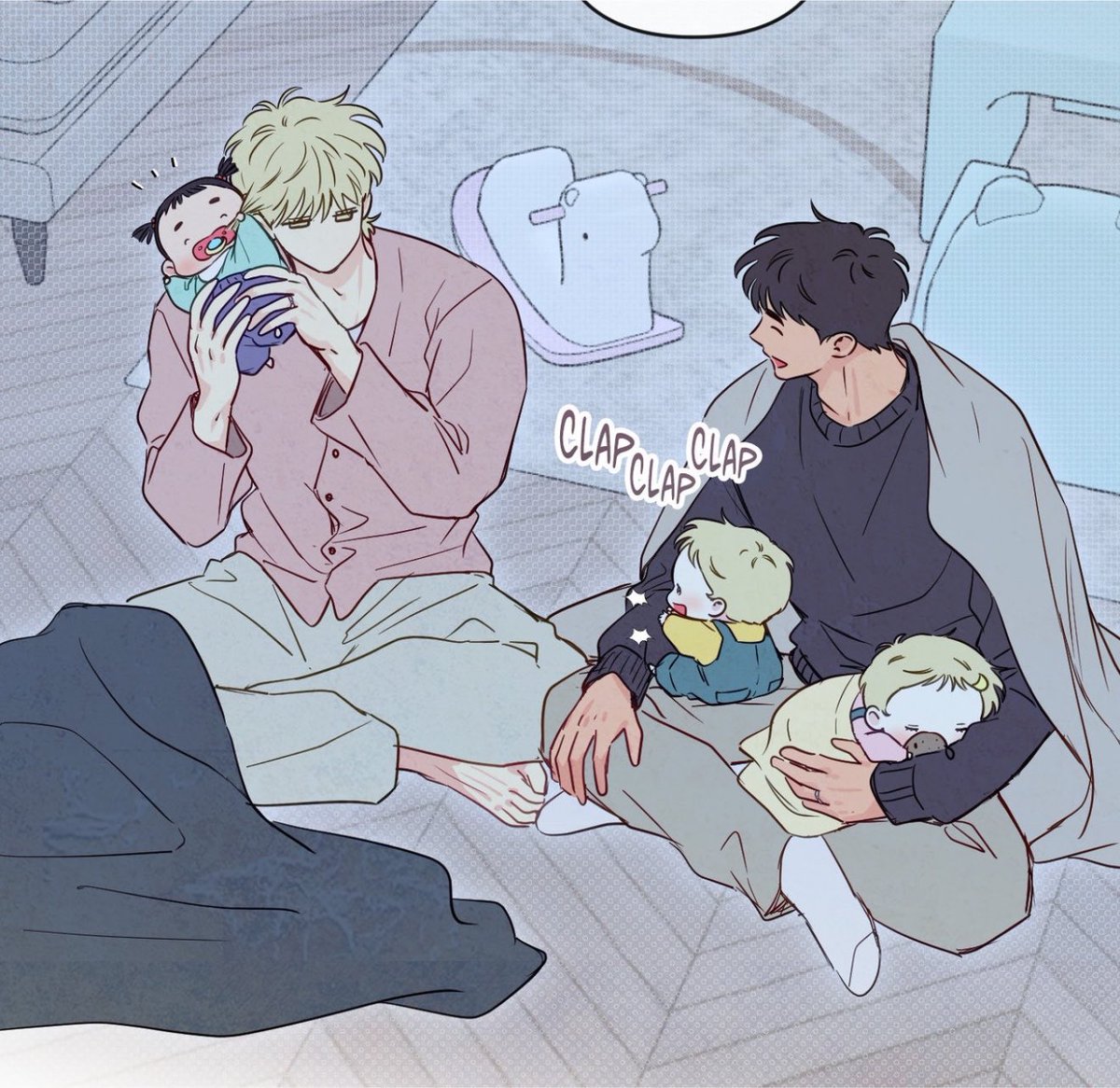liuhyeonn's tweet photo. THEY HAD A GIRL! 🥹 The twins love her &amp; she is obsessed with Daddy Geumryang while the twins are still obsessed with Daddy Taesun. The twins can walk now &amp; talk a little. I don’t want this to be the end, I need more of my cute snake babies.” 🐍🐍🐍#SacredSerpentSeduction https://t.co/Z6TSwVxpAp