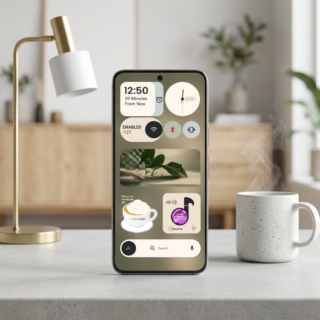 GeovannyBarah12's tweet photo. ✨ See how these Color Widgets 17 widgets look live! 
Soft colors, useful info, and an elegant design that matches any wallpaper.

Download the full pack: https://t.co/OppZ1XRG4L 

#KWGT #Widgets #AndroidThemes #MinimalWidget #AndroidSetup #homescreen #Wallpaper #widgetsforandroid #mockupdesign