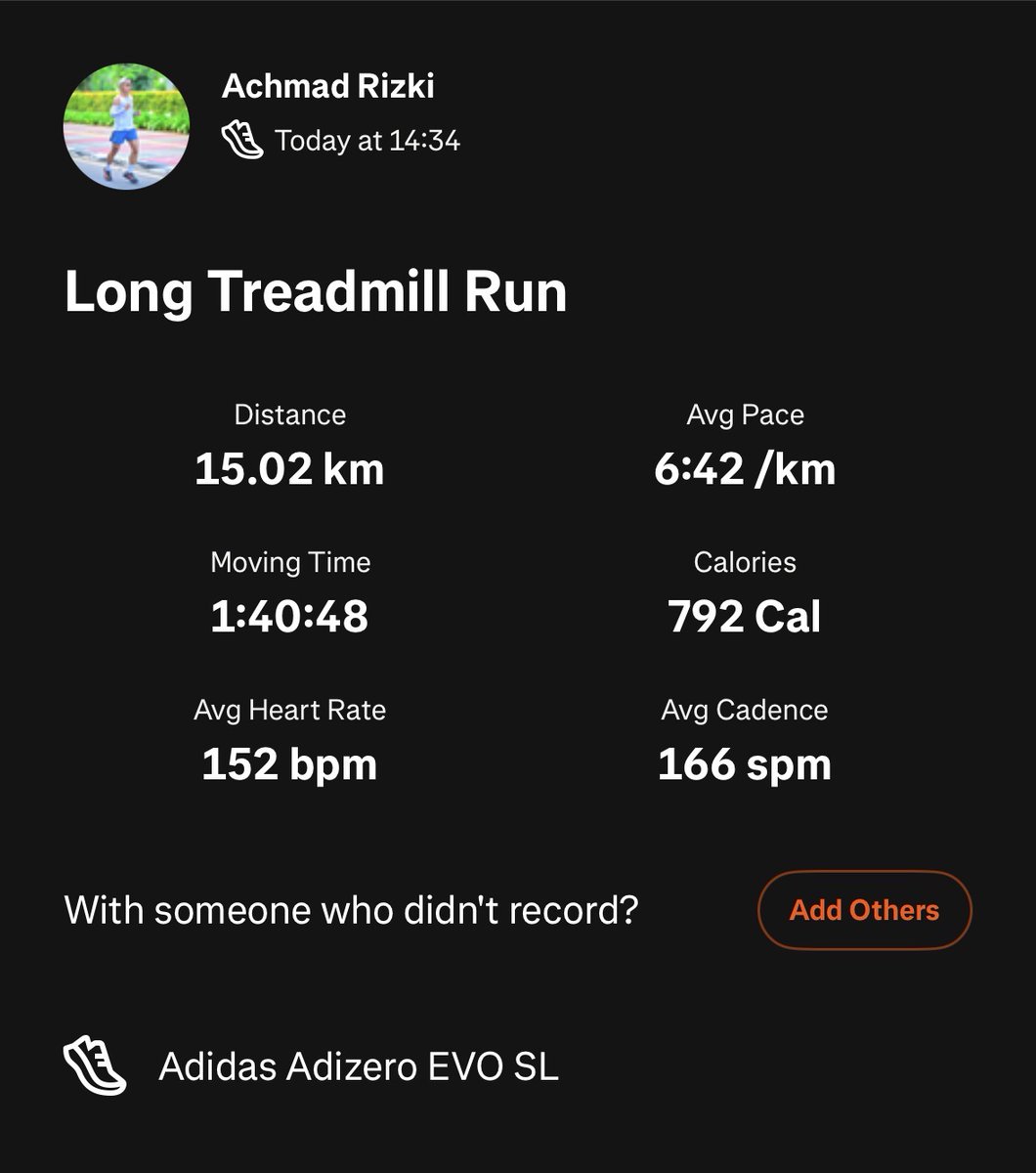 achmadrizki25's tweet photo. Long run 15 km di treadmill hari ini, lebih capek lari di treadmill. Joki strava lagi kali yaaa? Hahah

Yang mau beli treadmill-nya :
https://t.co/7W5pSjU96x

#treadmill #run #running #adfiliateshopee #shopee #jokistrava #zonauangㅤ #cardio #lari #marathon https://t.co/Y3GNrIUW0J